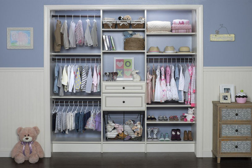 انواع اکسسوری کمد لباس بچه