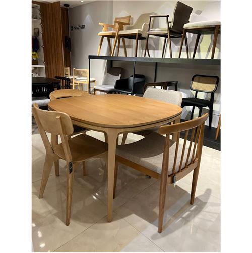 میز تمام چوب مربع نظری داینینگ لانژ2 105*Dining(2) 105