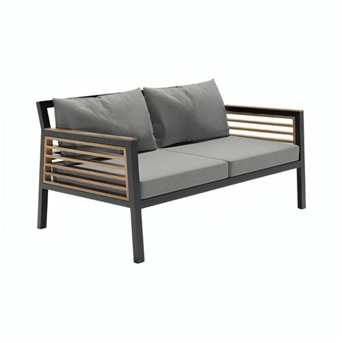 مبل نظری دنیز 1 Wood Double Seat