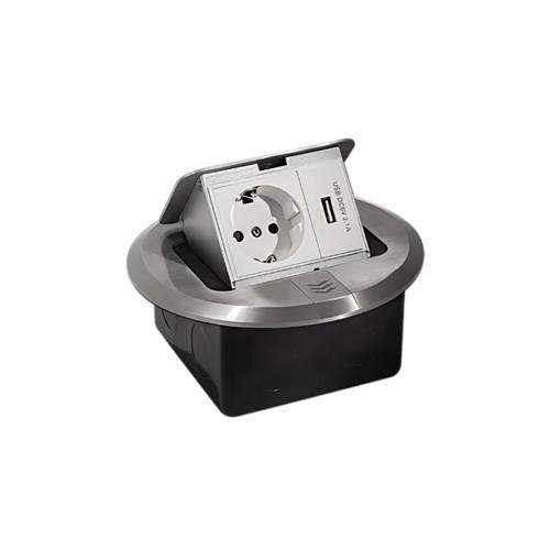 پریز برقی توکار دفنی Floor Socket ملونی 10120