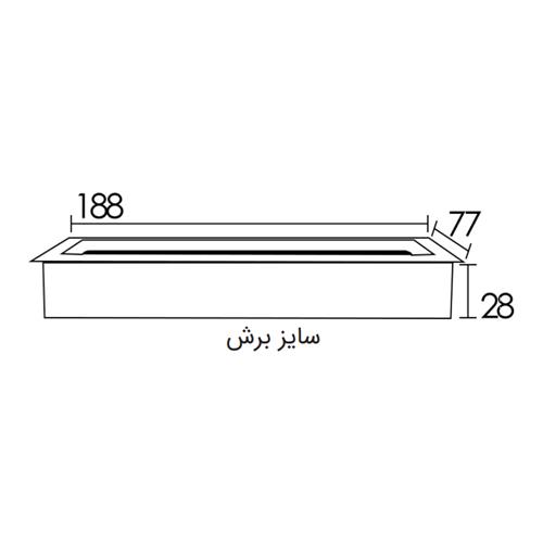 قاب داکت لولایی رومیزی فانتونی T343