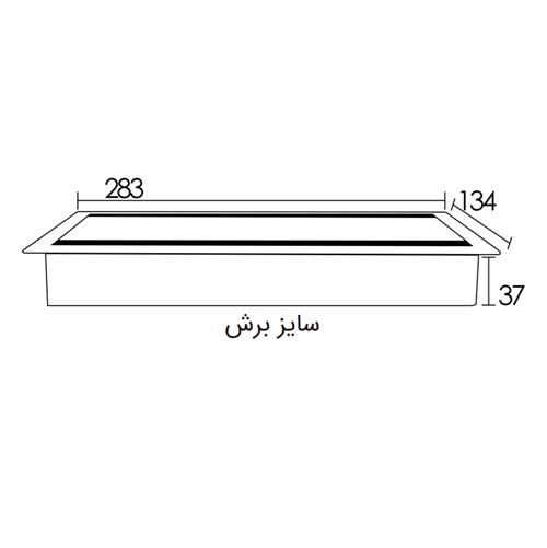 قاب داکت لولایی دو طرفه رومیزی فانتونی T346