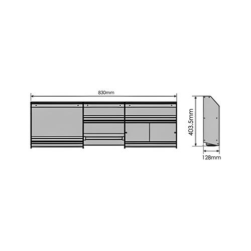 رک بین کابینتی فانتونی G101