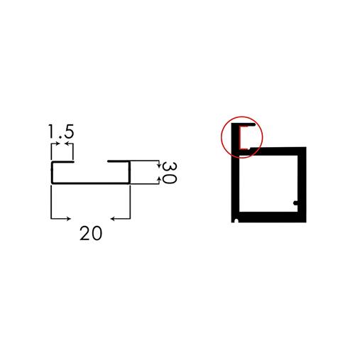 گسکت نگه دارنده شیشه فانتونی I213