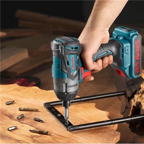 پیچ گوشتی چکشی شارژی براش لس رونیکس 8906