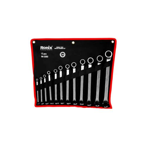 مجموعه 12 عددی آچار دو سر رینگ رونیکس RH-2302