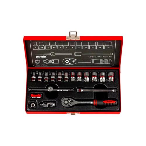 مجموعه بکس 17 عددی 1/4 اینچ رونیکس RH-2617