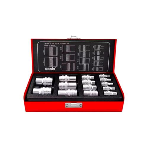 جعبه بکس ترکیبی 14 پارچه E رونیکس RH-2695