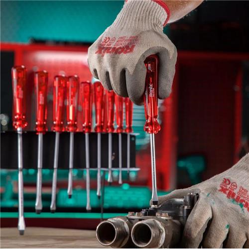 پیچ گوشتی تکی ساده 100x3 دوسو کریستالی رونیکس RH-2733