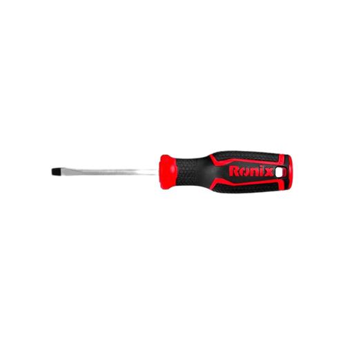 پیچ گوشتی دسته پلاستیکی دورنگ 75x5 دوسو رونیکس RH-2741