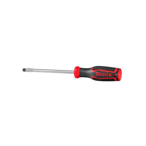 پیچ گوشتی دسته پلاستیکی دورنگ 150x8 دو سو رونیکس RH-2749