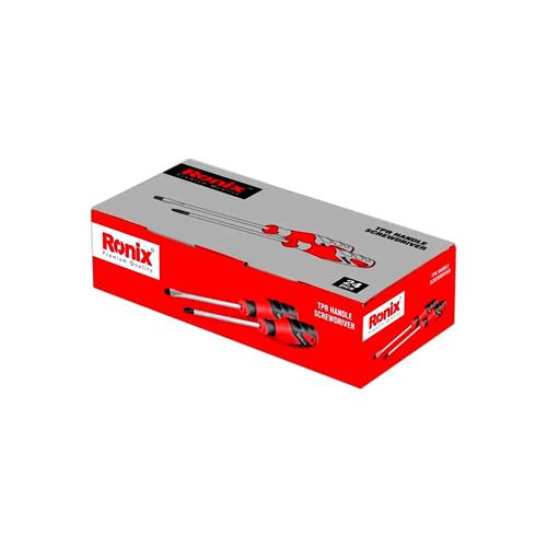 پیچ گوشتی دوسو دسته TPR سایز 3x75 میلی‌متر رونیکس RH-2735
