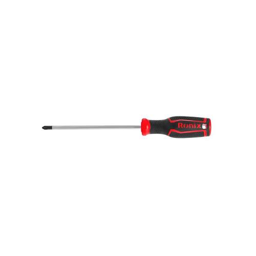 پیچ گوشتی دسته پلاستیکی دورنگ 150x6 چهارسو رونیکس RH-2849