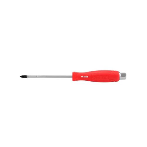 پیچ گوشتی تکی ضربه خور دسته پلاستیکی 100x6 چهارسو رونیکس RH-2931