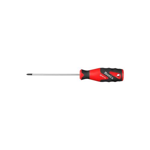 پیچ گوشتی چهارسو دسته TPR سایز 3x100 میلی‌متر رونیکس RH-2836