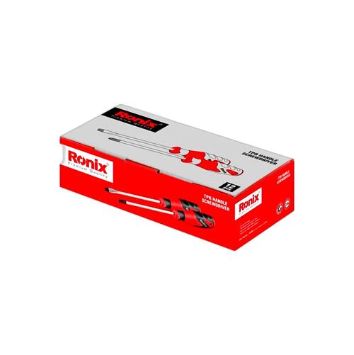 پیچ گوشتی چهارسو دسته TPR سایز 6x100 میلی‌متر رونیکس RH-2866