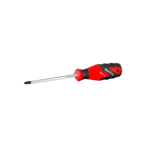 پیچ گوشتی چهارسو دسته TPR سایز 6x125 میلی‌متر رونیکس RH-2867