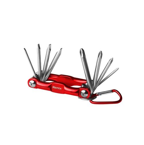 ست پیچ گوشتی چاقویی آلومینیومی 8 عددی فانتزی رونیکس RH-2901
