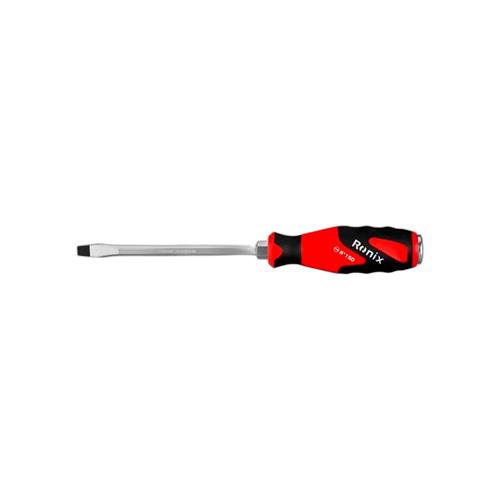 پیچ گوشتی تکی دسته TPR ضربه خور 150×8 دوسو رونیکس RH-2987
