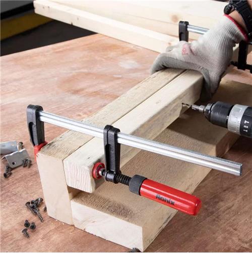 پیچ دستی فانتزی 15 سانتی‌متری با فک 80 میلی‌متری رونیکس RH-7213