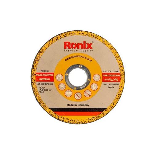 سنگ برش استیل 115 میلی‌متری آلمانی رونیکس RH-3743