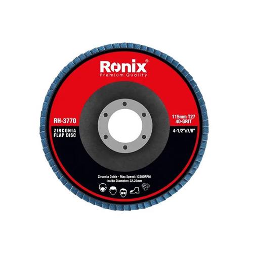 سنباده فلاپ زیرکونیم مینی 115 میلی‌متری 40 رونیکس RH-3770