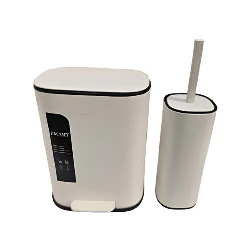 سطل و برس توالت فریال جاستین 6917-WHT5L