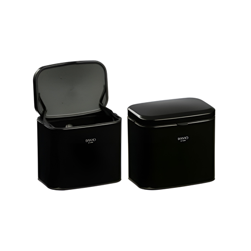 سطل کابینتی نیلا اسمارت 6605-Mattblack-4L