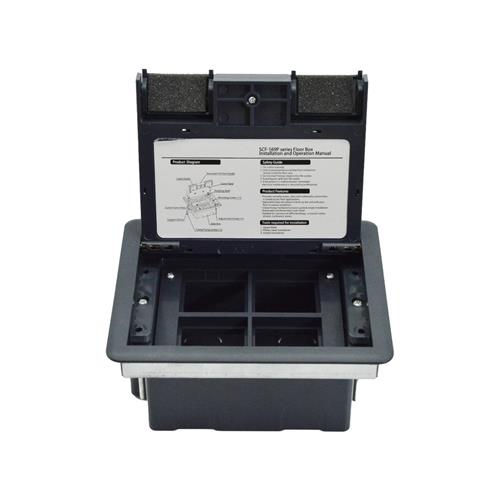 پریز کف با ظرفیت 4 ماژول ملونی 10160-4