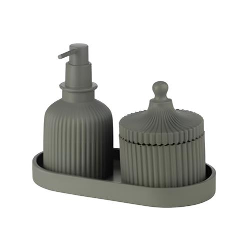 ست اکسسوری 3 تکه رزین اسمارت AD-280C/Gray
