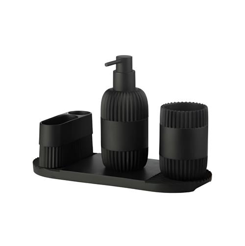 ست اکسسوری 4 تکه رزین اسمارت AD-254D/BL