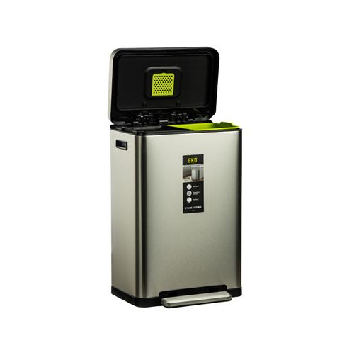 سطل دو مخزنه مستطیلی پرو اکو E2368MMT-20L+20L