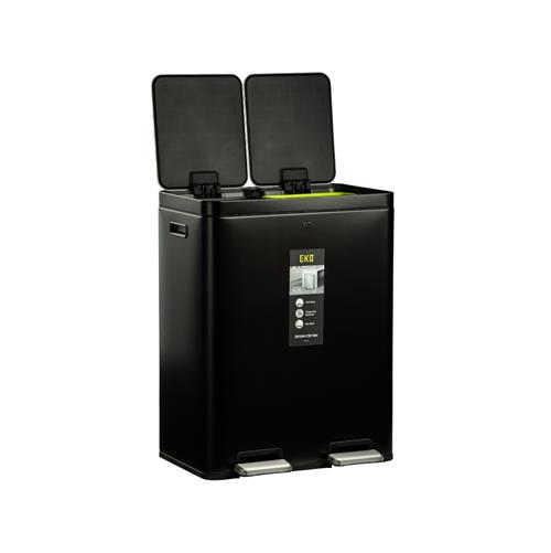 سطل دو مخزنه و دو پداله اکو E9248P-MBS30+30L