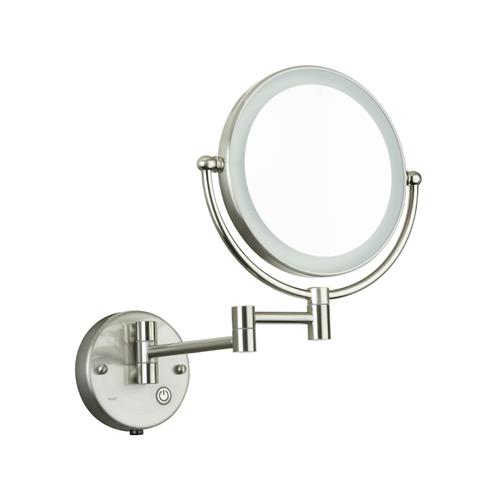 آینه اصلاح بازویی چراغ‌دار اسمارت S214-1/BN