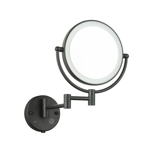 آینه اصلاح بازویی چراغ‌دار اسمارت S214-1/BL