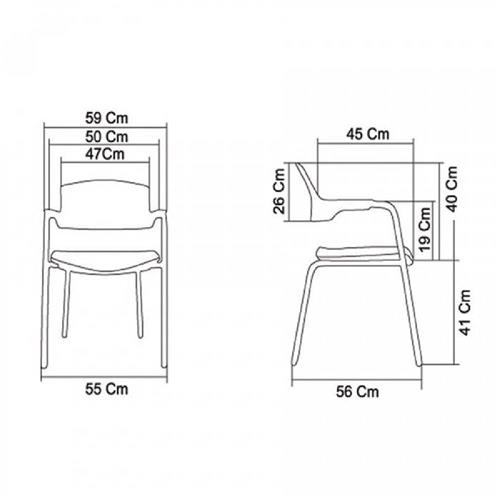 صندلی نظری ویزیتور P881