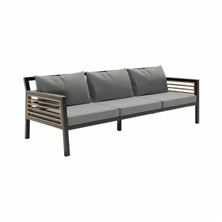 مبل نظری دنیز 1 Wood Triple Seat