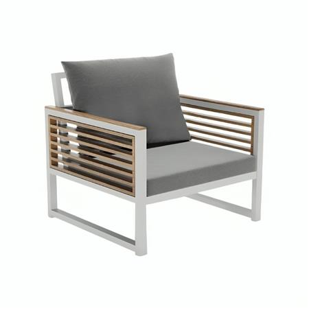 مبل نظری دنیز 2 Wood Single Seat