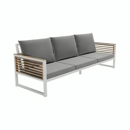 مبل نظری دنیز 2 Wood Triple Seat