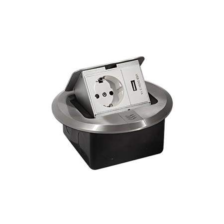 پریز برقی توکار دفنی Floor Socket ملونی 10120