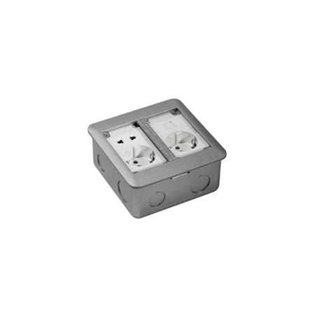 پریز برقی توکار دفنی Floor Socket ملونی 10122