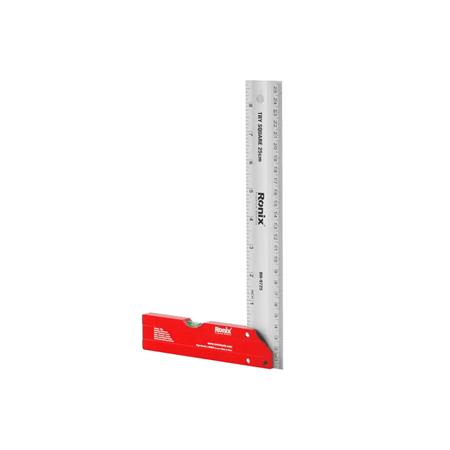 گونیا 25 سانتی‌متر تراز دار رونیکس RH-9725