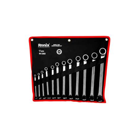 مجموعه 12 عددی آچار دو سر رینگ رونیکس RH-2302