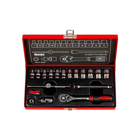 مجموعه بکس 17 عددی 1/4 اینچ رونیکس RH-2617
