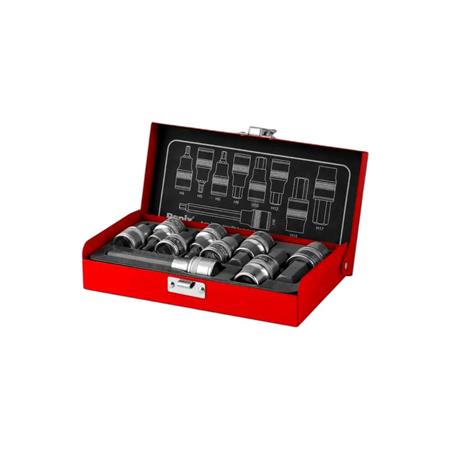 جعبه بکس 1/2 اینچ شش گوش 9 پارچه رونیکس RH-2692