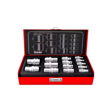 جعبه بکس ترکیبی 14 پارچه E رونیکس RH-2695