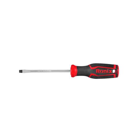 پیچ گوشتی دسته پلاستیکی دورنگ 100x5 دوسو رونیکس RH-2742