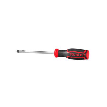 پیچ گوشتی دسته پلاستیکی دورنگ 150x8 دو سو رونیکس RH-2749