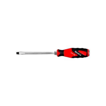 پیچ گوشتی تکی دسته TPR ضربه خور 150×8 دوسو رونیکس RH-2987