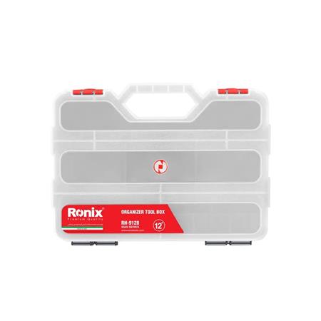 جعبه ابزار پلاستیکی اورگانایزر 12 اینچ رونیکس RH-9128